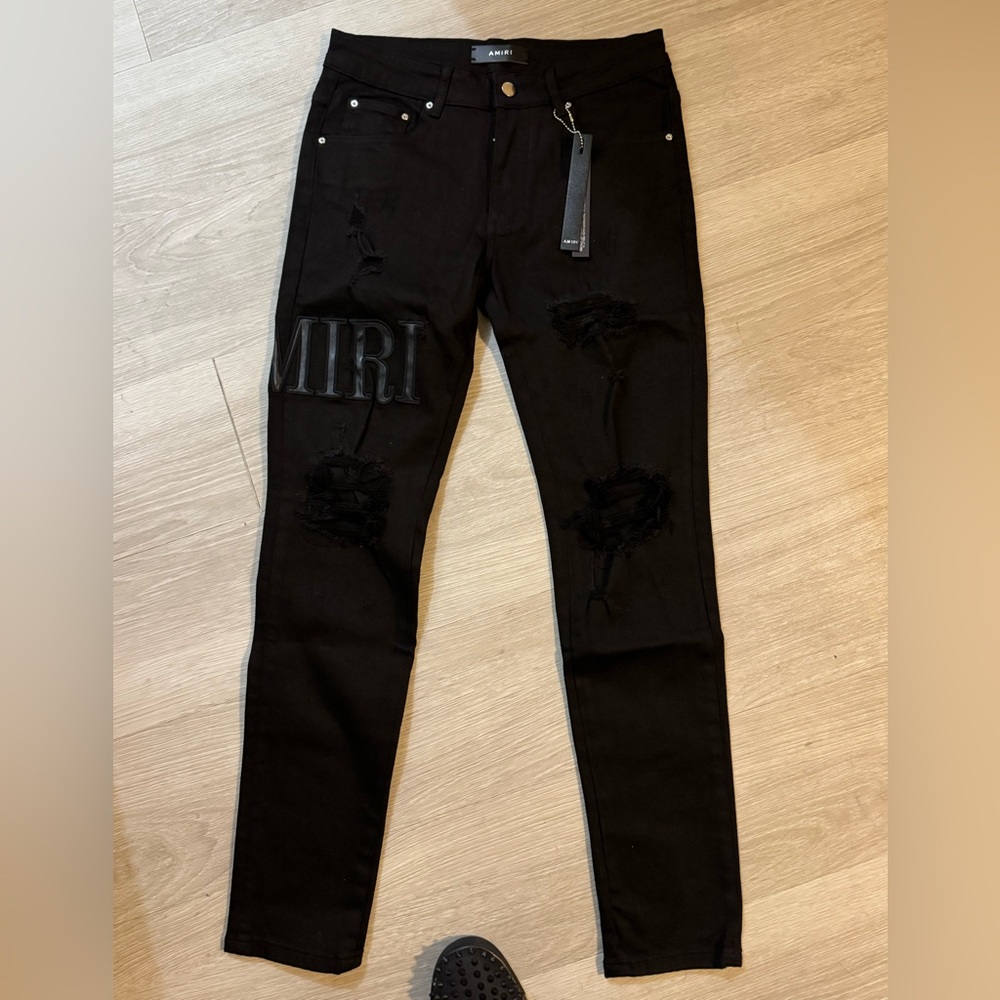 Amiri black men jeans